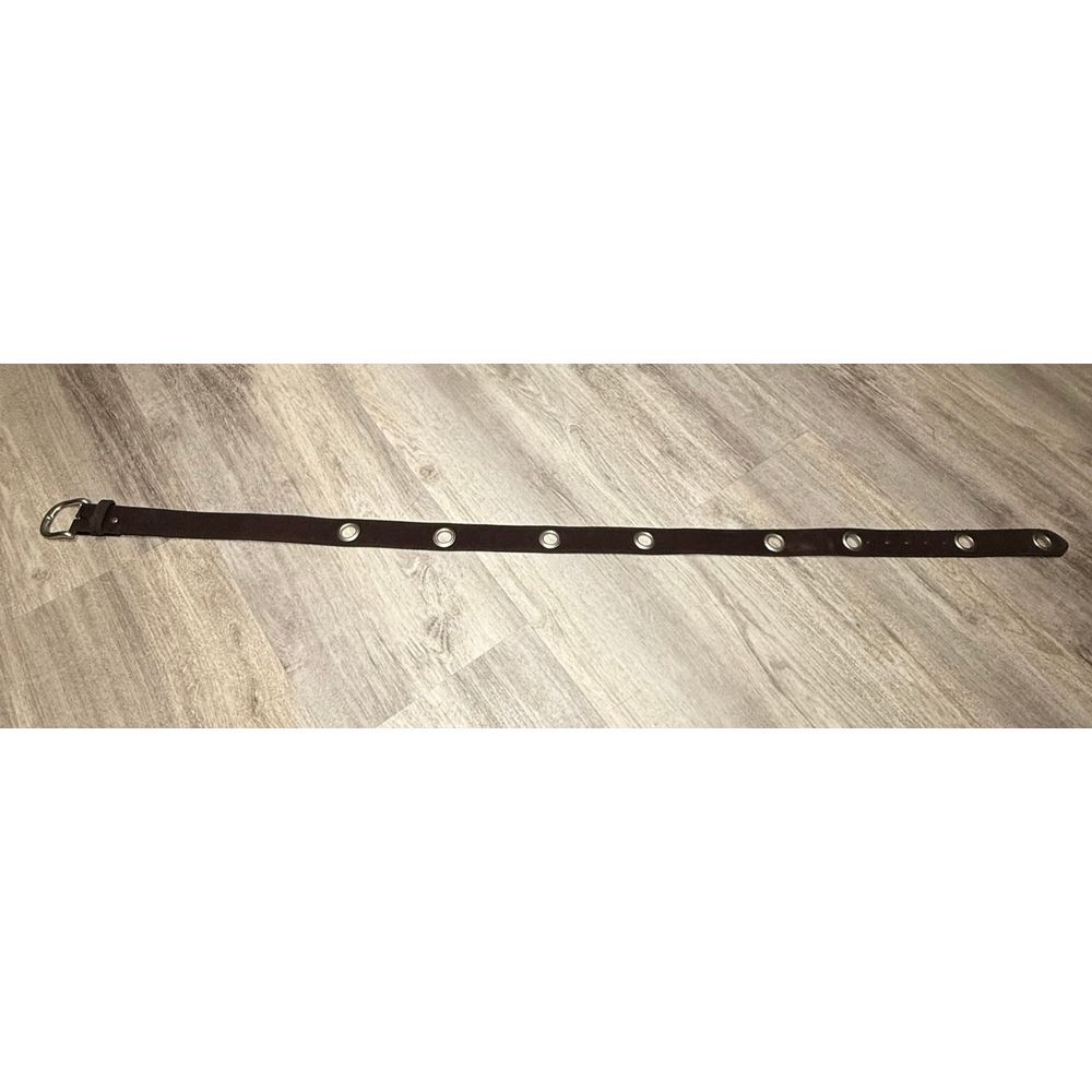 Brown suede 43 inch belt‎